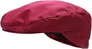 [Healvian] Chef Hat Waiter Cap Chef Beanie Breathable Comfortable Beanies for Men Women Hotel Red