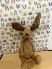 Jellycat HARKLE HARE ✨ Scruffy Plush Toy Retired Brown Rabbit Collectible NWT