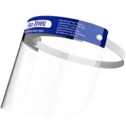 [5 Pack] Safety Reusable Face Shield Full Face Protection with Anti-Fog & Static