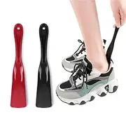 Durable Plastic Shoe Horn – Ergonomic Long Handle Design for Easy Slip-On, Portable Shoe Helper for Men, Women, Seniors, and Kids – Ideal for Home, Travel, and