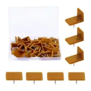 40 Pieces Tack-in Drawer Glides and Slides Furniture Glide Plastic Drawer6461
