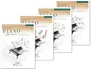 Faber Accelerated Piano Adventures For The Older Beginner Books Set (4 Books) - Lesson 1, Theory 1, Performance 1, Technique & Artistry 1