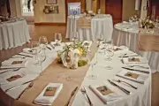 5 Burlap Table Runners 14"x108" Wedding Event 100% Natural Jute Made in USA