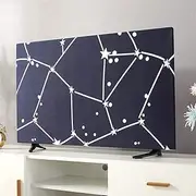 Jonscart Stretchable Dustproof Slipcover TV Screen Monitor Desktop Computer Dust Cover Protector Indoor Decor 22inch to 65inch (Starry Night,50inch)