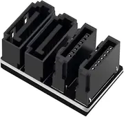 2 SATA 7Pin Male to Female Converter Plug and Play Up Angle SATA 7Pin Adapter for Motherboard Desktop for Computer SSD HDD