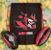 Essendon 2024 Members Bag And 2 Footballs