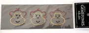 The Paper Studio GEMSTONES Stickers - BROWN MONKEYS - 3pc