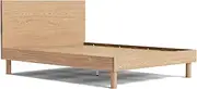 Koala Balmain Double Bed Frame, Compact and Sturdy Bed Base with Under Bed Storage, Easy Assembly Bedroom Furniture, Warm Ash