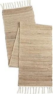 Jute Woven Table Runner- Rustic Bohemian Design for Parties Dining Table Holidays Use House Warming Gift (13x72 INCH, Natural Jute) - The Home Talk