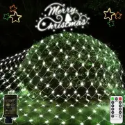 Christmas Net Lights Outdoor 200 LED 9.8x6.6 FT Mesh Lights for Bush Waterpro...