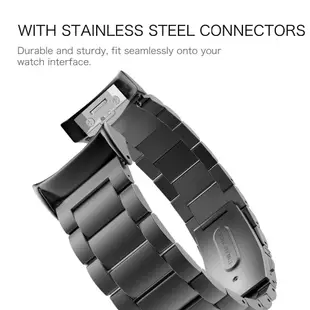 適用於三星Samsung gear S2不銹鋼錶帶配有鏈接器用於Samsung Gear S2錶帶