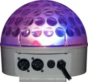 Blizzard Lighting Snowball 4 X 3 Watt 4 Color Mirror Ball Type Effect