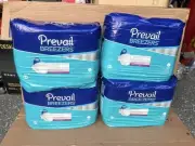 Pack Of 4 Prevail Breezers Incontinence Briefs Size L 45”-58”, Unisex, 72 Count
