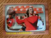 2021 Topps Trevor Lawrence "1966 Topps Football" Card #9 JAGUARS ROOKIE
