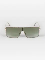 Khaki Gradient Shield Sunglasses