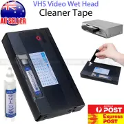 Video Head Cleaner Tape Cassette Wet System for VCR VHS Player HOT