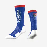 Newcastle Knights NRL Wordmark Knit Adult Socks