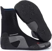Rip Curl Dawn Patrol 5mm Round Toe Neoprene Wetsuit Boots Shoes - Black - Easy Slide on System - SOS - Sensitive Sole