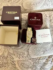 New Certina Men Swiss watch in a box w/ tag and instruction