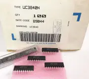 2 pieces UC3840N | PROGRAMMABLE OFF-LINE PWM CONTROLLER | DIP18 | STM