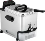 T-fal 3.5L Deep Fryer with Oil Filtration System: 1700W Stainless Steel Fryer,