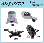 4PCS MOTOR & TRANS MOUNT FIT 2015-2017 NISSAN QUEST 3.5L - AUTO TRANS (for: Nissan)