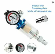 1/4 "Compressed air filters pressure reducer manometer for paint spray gun
