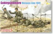 DRAGON GEBIRGSPIONIERE METAXAS LINE 1941 1/35 Kits Soldiers 4 figures model
