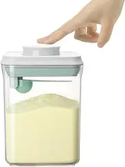 Cozey Daily Airtight Food Storage Container Formula Milk Powder Containers Dispenser with Spoon BPA-Free for Home Travel 1500ML / 1.5 Qt, No Scraper Design