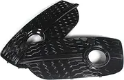 Q3 Black Front Sport Fog Lamp Cover Fog Light Grill Compatible For Audi Q3 Standard 2013-2015 Car Styling Accessories