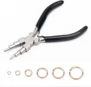 6 In 1 Bail Making Pliers, 6 Step Wire Looping Pliers With Anti Slip Handle Bail