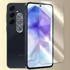 Anti-Bubble Upgraded lens Protector + Tempered Glass Screen f Samsung Galaxy A55