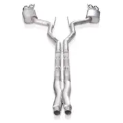 S/S Works Series Catback X-Pipe w/Quad Tips w/o Active Valves FOR 18-21 Ford Mus
