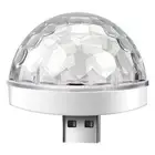 Mini USB Disco Light, Sound Activated LED Magic Disco Ball Lamp for Party DJ Bar