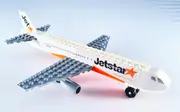 Daron Qantas Jetstar 68Pc Construction Toy