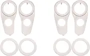 2X for 2/3.5/3.8/4 Inch Speakers Car Audio Speaker A-Pillar Modified Three-Way Tweeter Bracket Plastic Washer Gasket