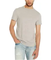 Buffalo David Bitton Mens Savage Graphic T-Shirt, Grey, Medium