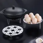 Stainless Steel Steamer Basket High Foot Egg Steamer Household