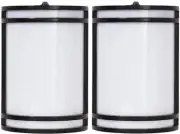 Dusk to Dawn LED Outdoor Wall Sconce,3000K /4000K /5000K Adjustable,15W Porch...