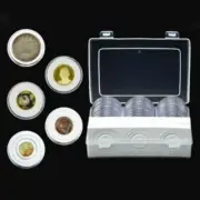Plastic Round Coin Collectors Display Capsules Holders Containers Storage Gasket