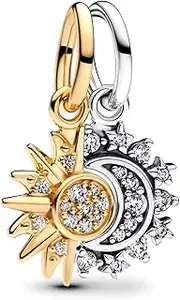 [NUNUYAYA] Women's Charm Pendant for Bracelet 925 Sterling Silver Elephant Leaf Butterfly Car Dangle Charms Beads Fits Bracelet Necklace Charm Pendant for European Bracelets Women Girls