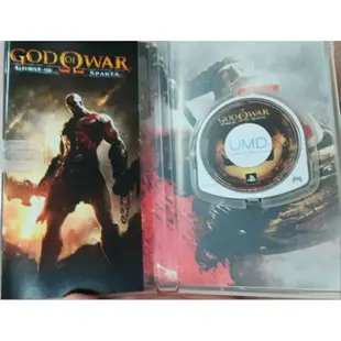 PSP 戰神 斯巴達的鬼魂 God of War Ghost of Sparta 奧林帕斯之鏈 中英文合版 盒書完整