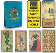 Tarot4All | Exclusive Tarot Deck Set + APP Mobile + Metal Box Storage | 78 Cards
