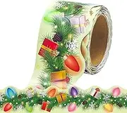 Light Bulb Bulletin Board Trim | Christmas Decoration Trim for Classrooms | Colorful Light Bulb Patterns for Walls, Desks, and Doors | Festive Bulletin Board Decor for The Holiday Season