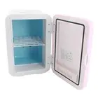 8L Mini Fridge AC 12V DC Portable Makeup Skincare Electric Warmer Cooler For US