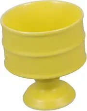 HOMOCONO 150ml Ceramic Cup Candle Holder Tall Stand for Taper Candles Versatile Home Dinner Wedding Church