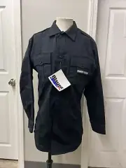 Blauer 8750X Long Sleeve Dark Navy L (16-16.5) 35 With Reflective Stripe