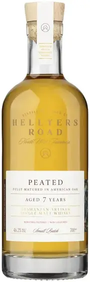 Hellyers Road Distillery 7 Year Old Peated Single Malt 700ml
