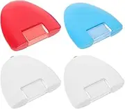 NUOBESTY 4pcs Triangle Tailors Chalk Wheel Fabric Marking Tool Sewing Chalk Markers Plastic Tracing for Quilting Supplies