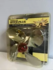 Bully propeller hitch plug cover with L.E.D. Brake Light CR-402L